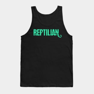 Reptilian Conspiracy Theorist Theory Tank Top